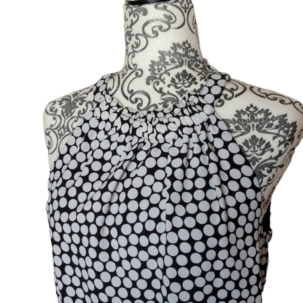 Adrianna Papell Moody Dot Maxi Halter Dress size 4 - Picture 7 of 15